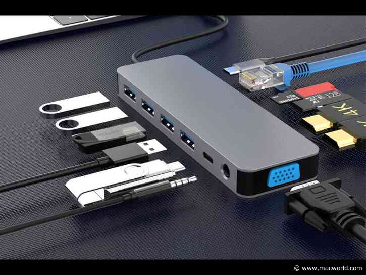 The most practical gift idea: this laptop docking station that offers 13 adapters in 1