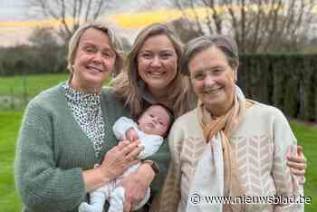 Alice vervolledigt viergeslacht in familie van burgemeester Lieve Castryck