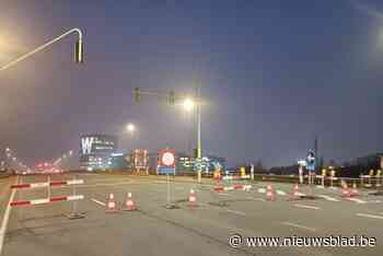 Brug over E403 tot vrijdagochtend afgesloten, maar dat brengt voorlopig gelukkig weinig verkeershinder met zich mee