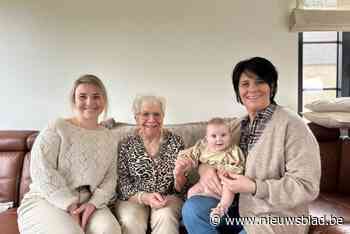 Vier generaties op een rij in Gooik