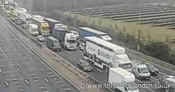 LIVE updates as M25 near Romford CLOSED due to 'police incident'