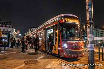 Kersttram rijdt op zes verschillende lijnen