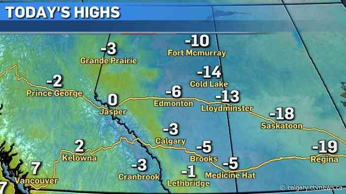 Warm temperatures return to Calgary by Friday