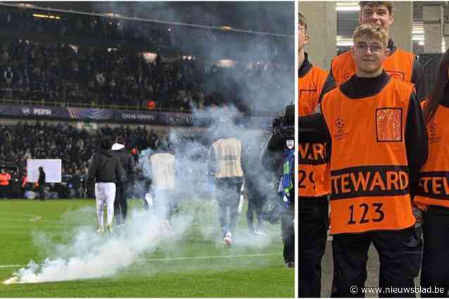 Jonge Club Brugge-steward minutenlang buiten westen door bom van Portugese fans: “Ga ik nooit vergeten”