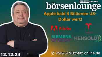wO Börsenlounge: Apple | Adobe | Siemens Energy - neuer Wert im spekulativen Musterdepot