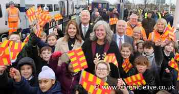 Transport Secretary Heidi Alexander opens Northumberland Line railway between Newcastle and Ashington