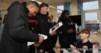 Sunderland AFC players deliver special Christmas surprise for children in hospital