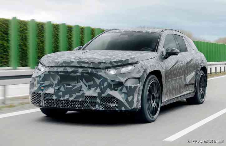 Elektrische AMG SUV toont voor het eerst zijn boze snoetje