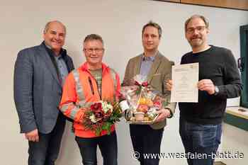 Edmund Brock  seit 40 Jahren Wassermeister