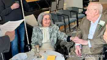 Pasgetrouwd stel van 102 en 100 jaar oud: 'Ze houden elkaar jong'