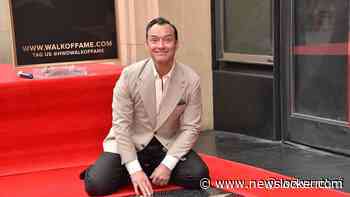Jude Law onthult ster op Hollywood Walk of Fame
