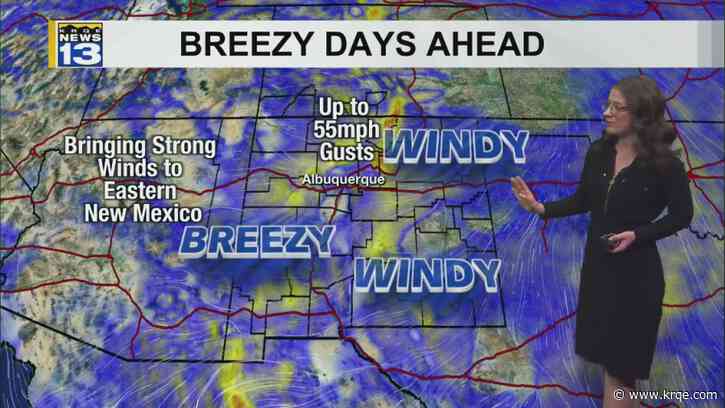 Temperatures and winds will be picking up tomorrow