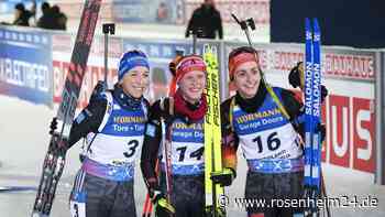 Biathlon heute im Liveticker: Deutsches Trio will nachlegen - Kaiser und Fichtner feiern Premiere