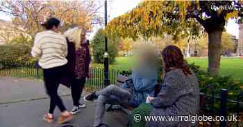 Man disrupts TV interview about women feeling unsafe in public spaces in Birkenhead