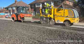 ‘Hundreds’ of Wirral roads resurfaced during 2024
