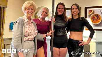 Care home hosts pole dancing masterclass