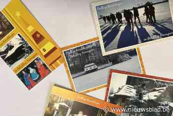 Kerstkaarten met wintertaferelen uit Merksplas te koop