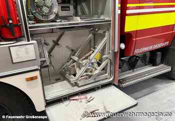 Hydraulische Rettungsgeräte gestohlen, Pulverlöscher geleert