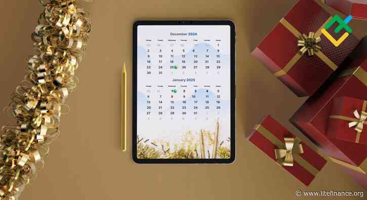 Changes in trading schedule over Christmas and New Year holidays 2024-2025