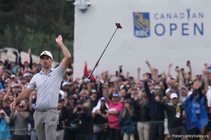 Nick Taylor’s putter-toss logo to become permanent icon for RBC Canadian Open