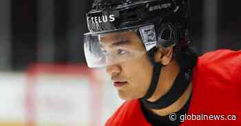 Flames prospect Zayne Parekh looking to keep world junior dream alive