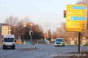 Schwerer Verkehrsunfall auf der Goebenstraße in Herford