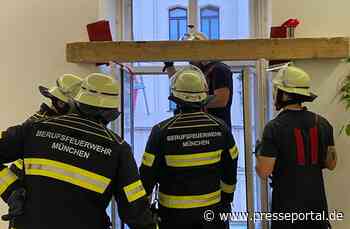 FW-M: Lkw fährt in Gerüst - Einsturzgefahr (Lehel)