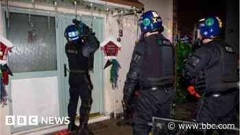 Raids target suspected drone prison smugglers