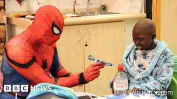 Christmas visits to children's wards over holidays