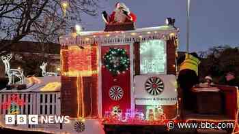 Santa's float raises £4,000 for charity