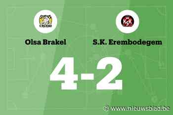 Olsa Brakel B wint sensationeel duel tegen SK Erembodegem