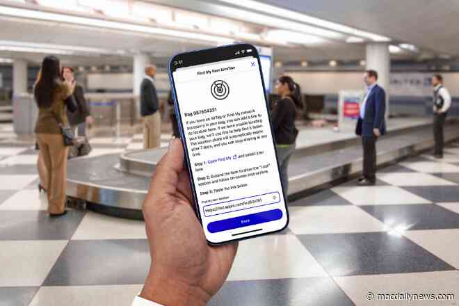 United Airlines integrates Apple’s new Share Item Location feature for AirTag