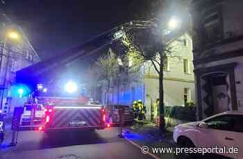 FW-OB: Küchenbrand in Oberhausen-Alstaden: Zwei Verletzte durch Rauchgasvergiftung