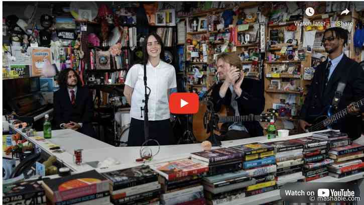 Watch Billie Eilish slay her Tiny Desk Concert