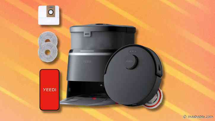 Leave holiday cleanup to a Yeedi robot vacuum and mop for its lowest price ever