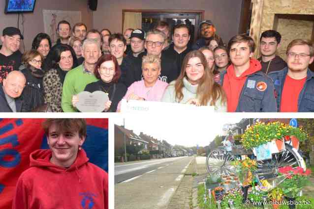 Vrienden van Owen (22) schenken 4.000 euro aan Ouders Verongelukte Kinderen: “We komen veel samen, en dan is dat altijd met een lach en een traan”