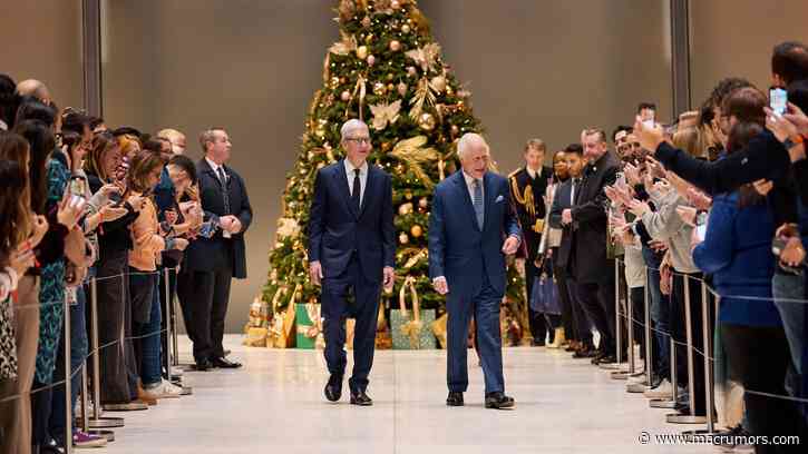 Apple CEO Tim Cook Hosts King Charles III at UK Headquarters