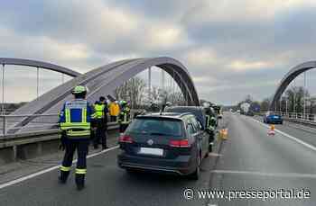 FW-WRN: Zwei Verkehrsunfälle auf der Autobahn 1 bei Werne