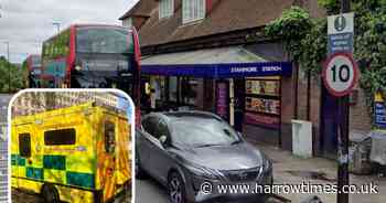 Teenager in hospital after crash outside tube station