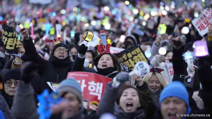 South Korea's parliament votes to impeach President Yoon Suk Yeol over his martial law order