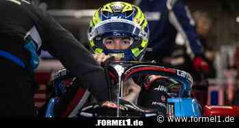 Bearman beim Super-Formula-Test von Turboschaden eingebremst