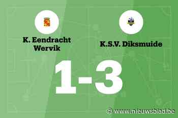 Sterke eerste helft tegen Eendracht Wervik levert KV Diksmuide Oostende zege op