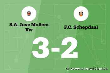 Juve Mollem B beëindigt reeks van vier nederlagen