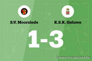 SV Moorslede blijft in problemen na nederlaag tegen SK Geluwe