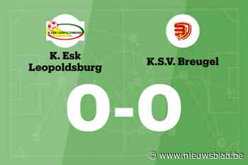 SV Breugel beëindigt reeks nederlagen in de wedstrijd tegen ESK Leopoldsburg