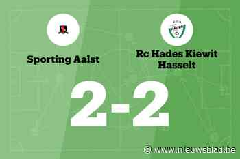 Sp. Aalst en Hades B delen de punten