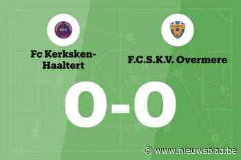 FC Kerksken-Haaltert beëindigt reeks nederlagen met gelijkspel tegen SKV Overmere