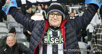 Newcastle United fans celebrate 4-0 victory over Leicester City at St James' Park