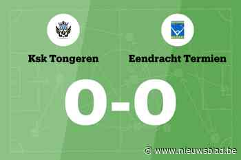 KSK Tongeren maakt met gelijkspel einde aan zegereeks Eendracht Termien
