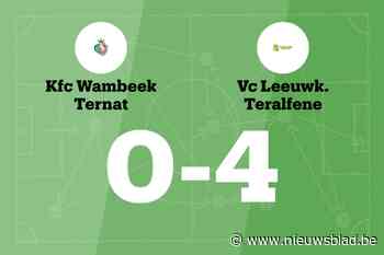 Leeuwkens Teralfene B te sterk voor Wambeek Ternat B